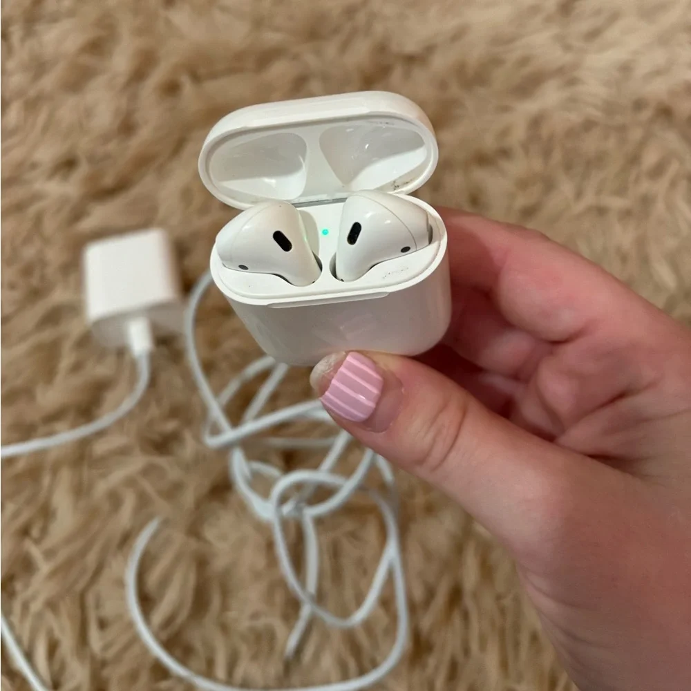 2nd Generation AirPods & Charger - Picture 3 of 8